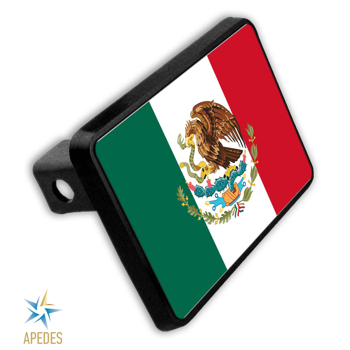 Mexico Flag Trailer Hitch Cover