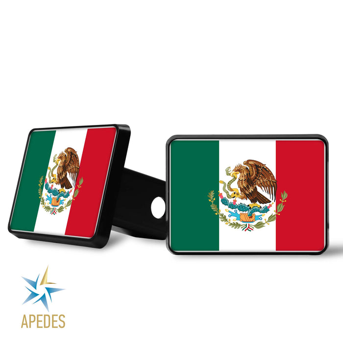 Mexico Flag Trailer Hitch Cover