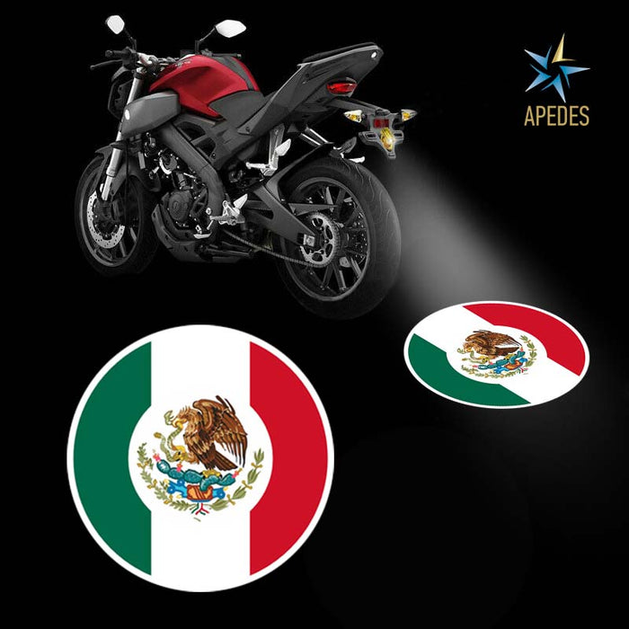 Mexico Motorcycle Bike Car LED Projector Light Waterproof — Apedes Flags  And Banners