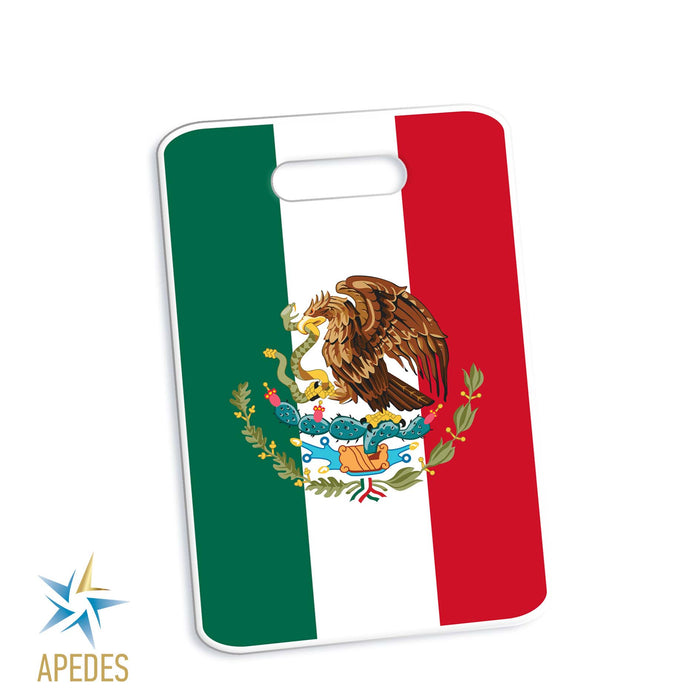Mexico Flag Rectangle Luggage Tag