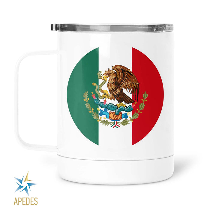 Mexico Flag Stainless Steel Travel Mug 13 OZ