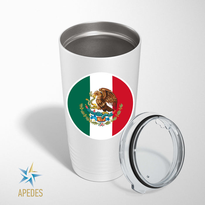 Mexico Flag Stainless Steel Tumbler 20 OZ