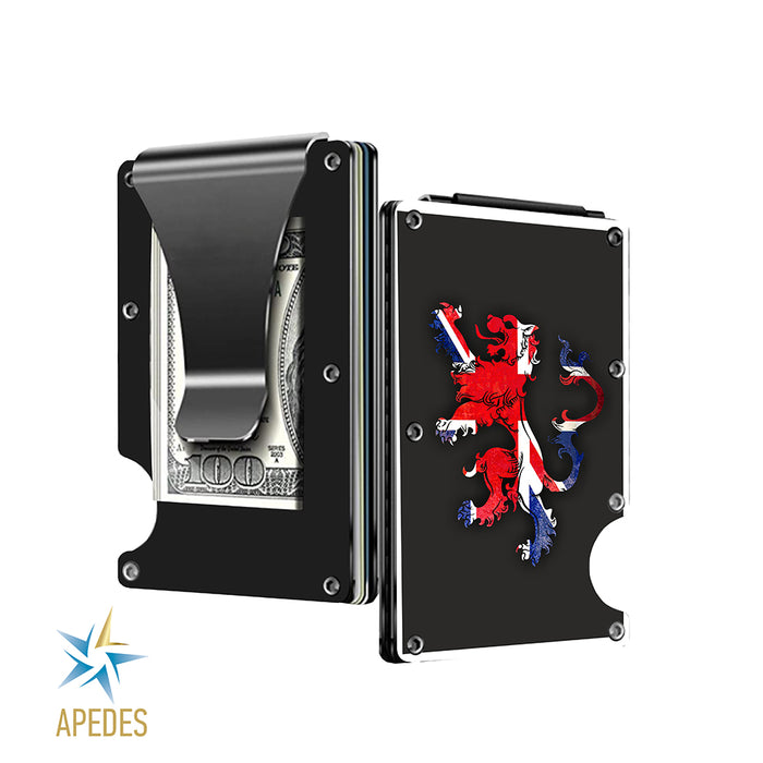 United Kingdom of Great Britain England Stainless Steel Money Clip Wallet Credit Card Holder