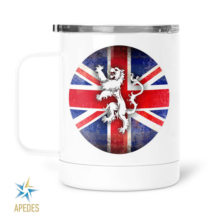 United Kingdom of Great Britain Flag Stainless Steel Travel Mug 13 OZ