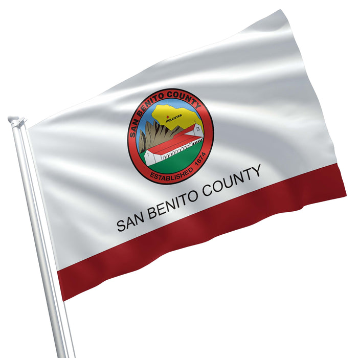 San Benito County California State USA United States of America Flag Banner