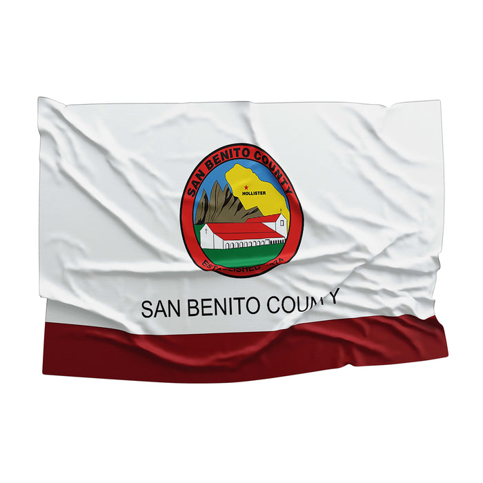 San Benito County California State USA United States of America Flag Banner