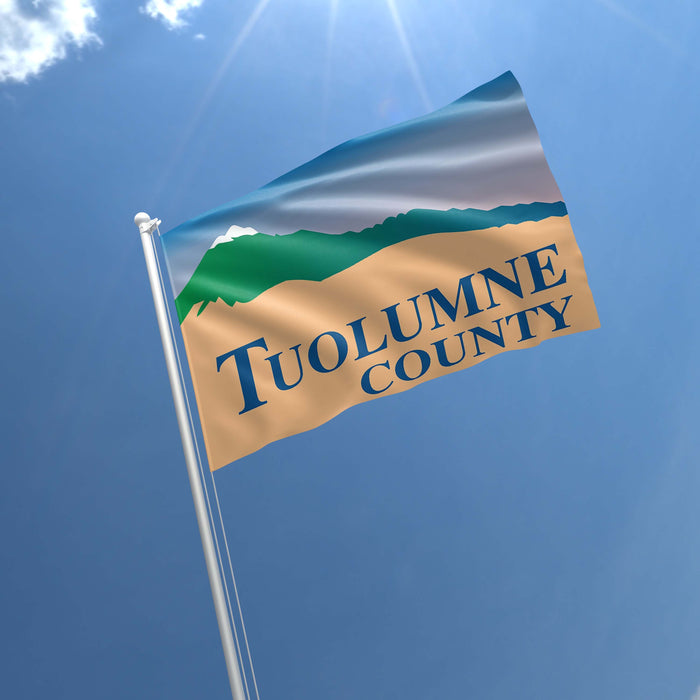 Tuolumne County California State USA United States of America Flag Banner