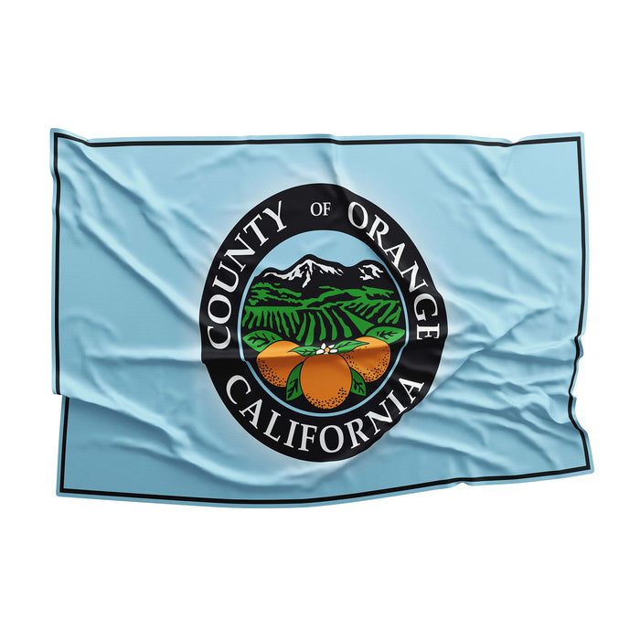 California State Orange County Cities USA United States of America Flag Banner