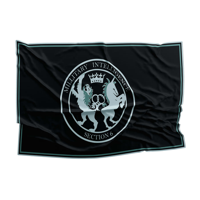 Secret Intelligence Service (SIS) MI6 Foreign Intelligence Service of the United Kingdom Flag Banner