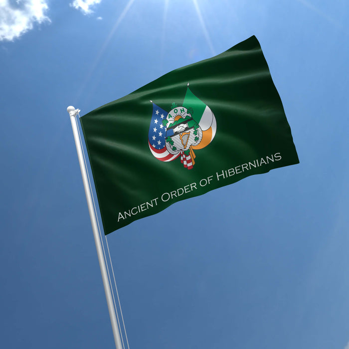 Ancient Order Of Hibernians Irish Catholic Fraternal Organization Flag Banner