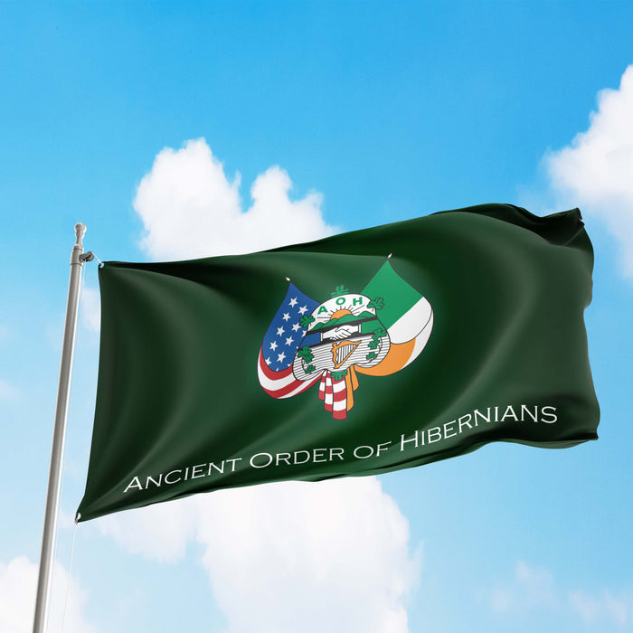 Ancient Order Of Hibernians Irish Catholic Fraternal Organization Flag Banner