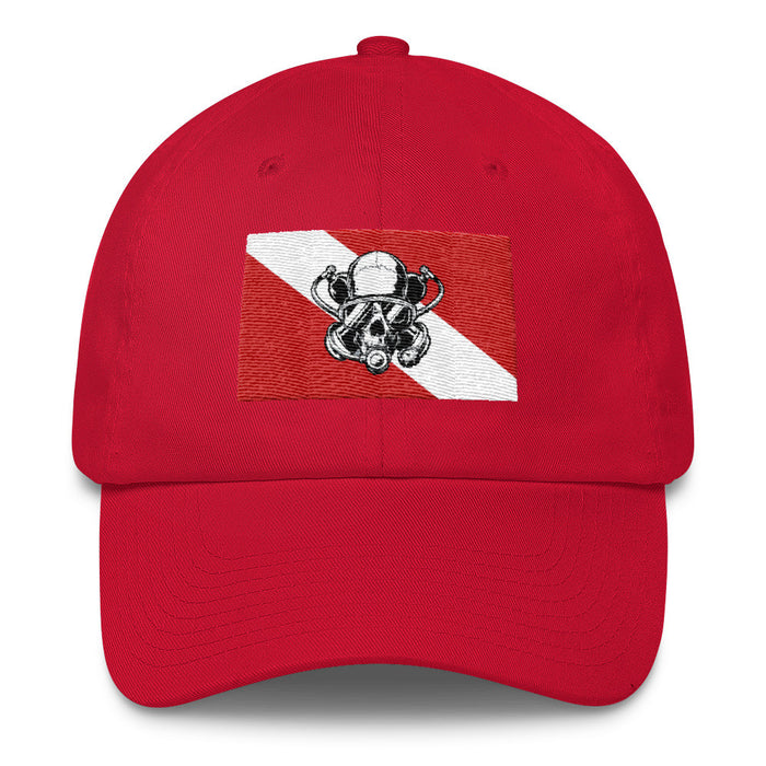 Diver Down Flag Cotton Cap - Apedes Flags and Banners