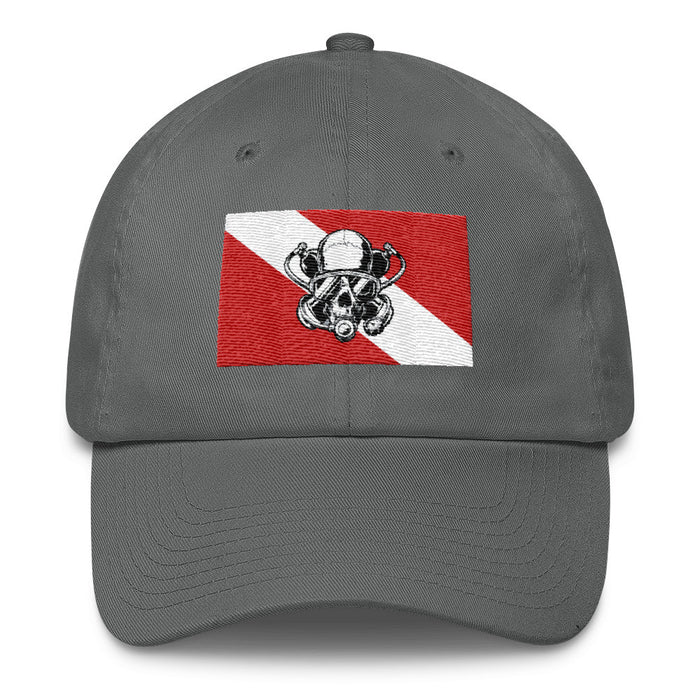 Diver Down Flag Cotton Cap - Apedes Flags and Banners