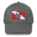Diver Down Flag Cotton Cap - Apedes Flags and Banners