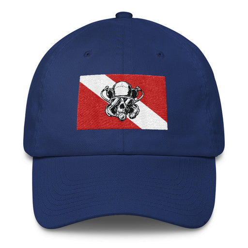 Diver Down Flag Cotton Cap - Apedes Flags and Banners