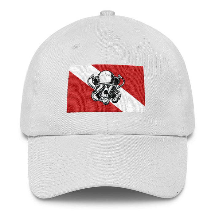 Diver Down Flag Cotton Cap - Apedes Flags and Banners