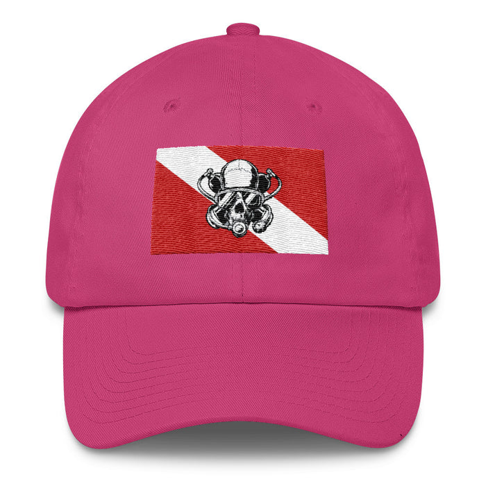 Diver Down Flag Cotton Cap - Apedes Flags and Banners