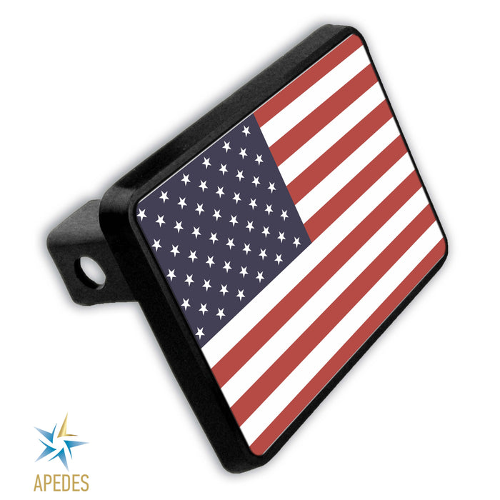 United States of America USA Flag Trailer Hitch Cover