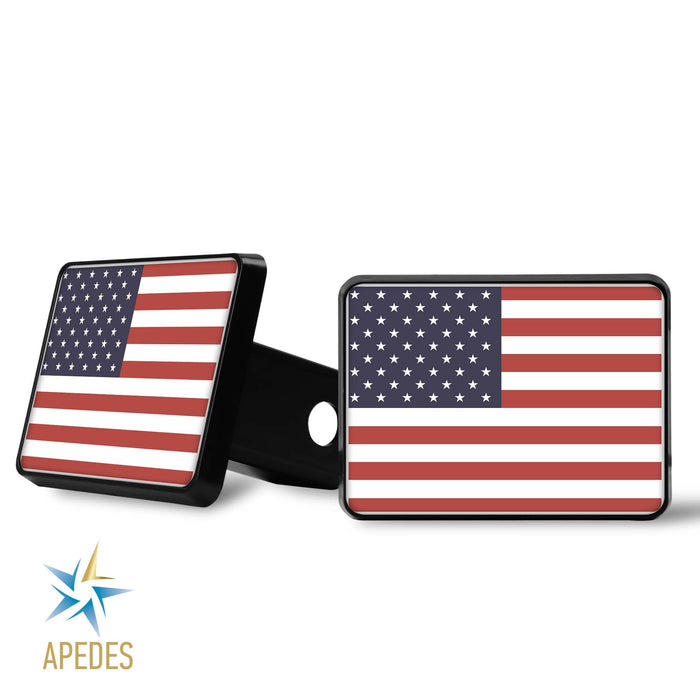 United States of America USA Flag Trailer Hitch Cover