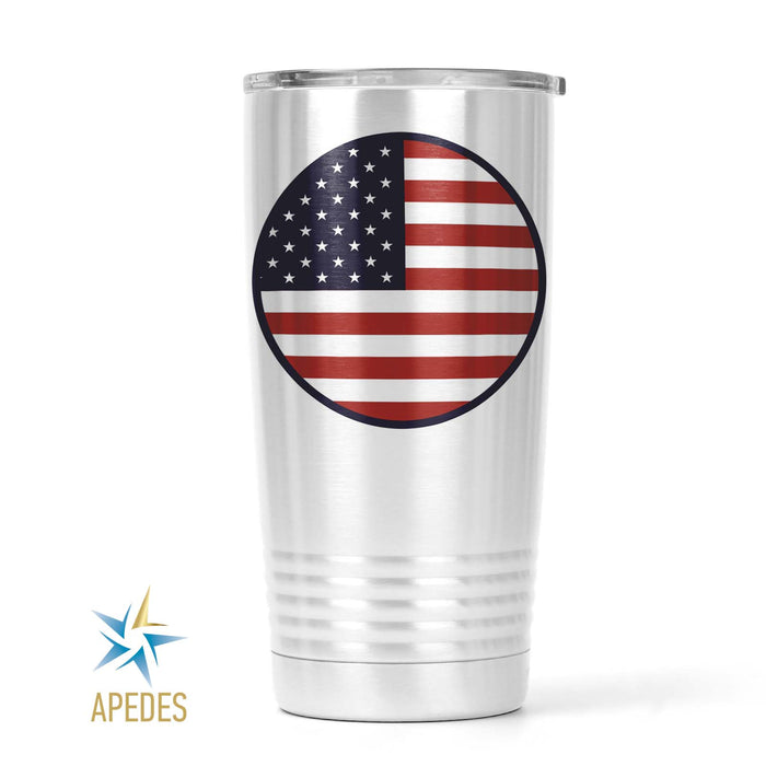 United States of America USA Flag Stainless Steel Tumbler 20 OZ