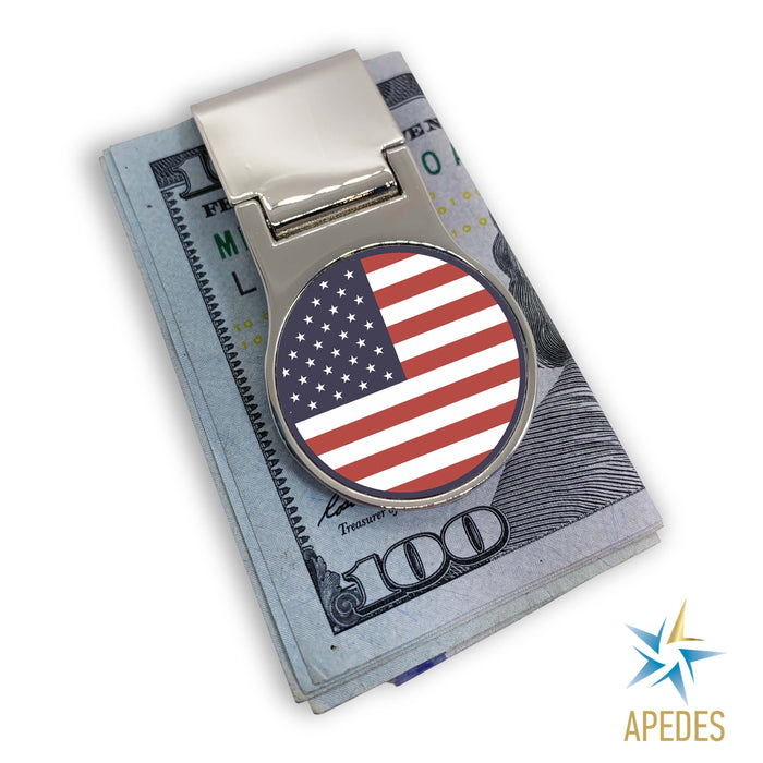 United States of America USA Flag Money Clip