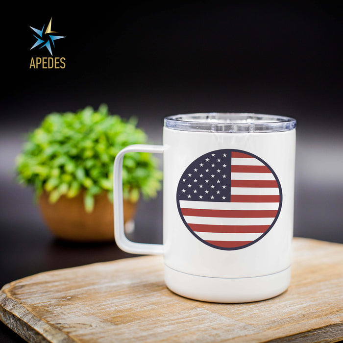 United States of America USA Flag Stainless Steel Travel Mug 13 OZ