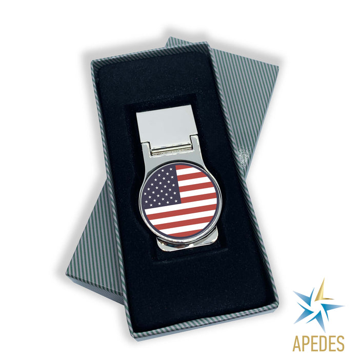 United States of America USA Flag Money Clip