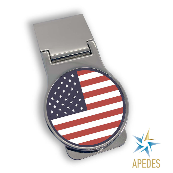 United States of America USA Flag Money Clip