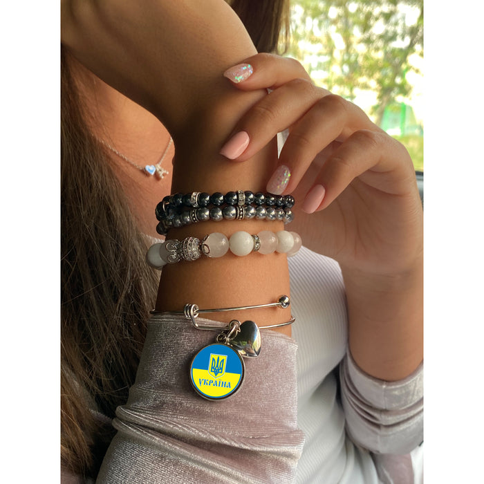 Ukraine Round Adjustable Bracelet