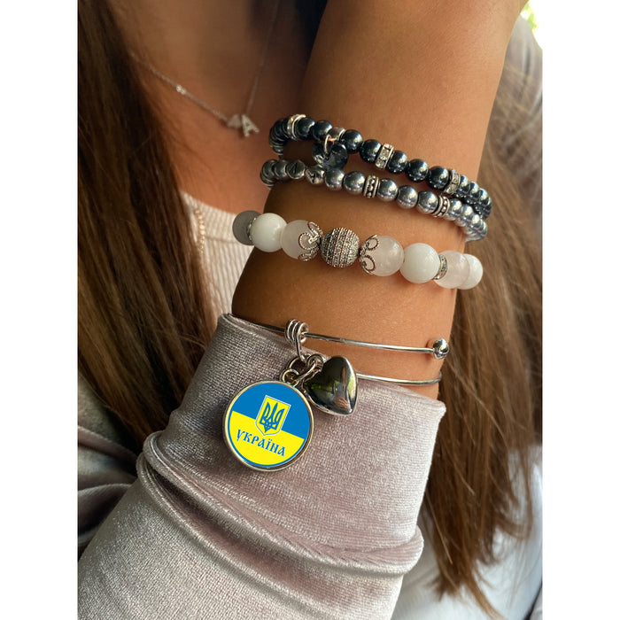 Ukraine Round Adjustable Bracelet