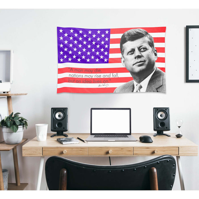 USA Presidents Franklin D. Roosevelt / John F. Kennedy Flag Banner