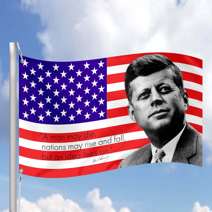 USA Presidents Franklin D. Roosevelt / John F. Kennedy Flag Banner