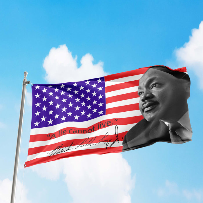 Martin Luther King Jr. USA American Baptist Minister & Activist Flag Banner