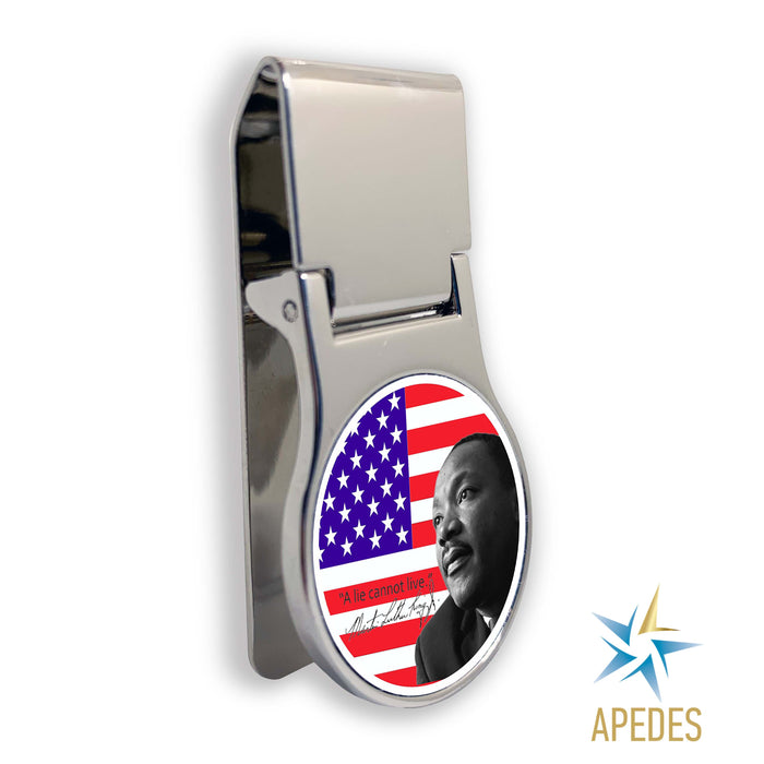 Martin Luther King Jr USA Flag Money Clip