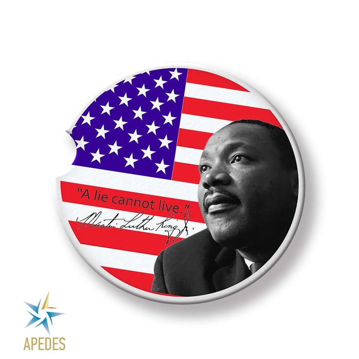 Martin Luther King Jr USA Car Cup Holder Coaster (Set of 2)