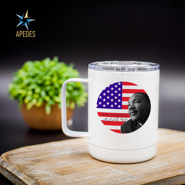 Martin Luther King Jr USA Flag Stainless Steel Travel Mug 13 OZ