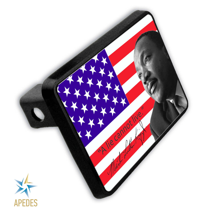 Martin Luther King Jr USA Flag Trailer Hitch Cover