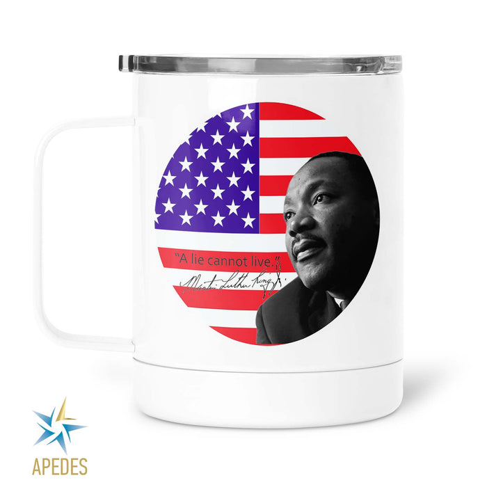 Martin Luther King Jr USA Flag Stainless Steel Travel Mug 13 OZ