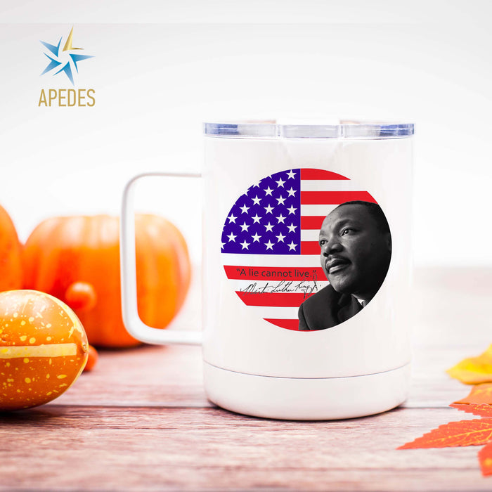Martin Luther King Jr USA Flag Stainless Steel Travel Mug 13 OZ