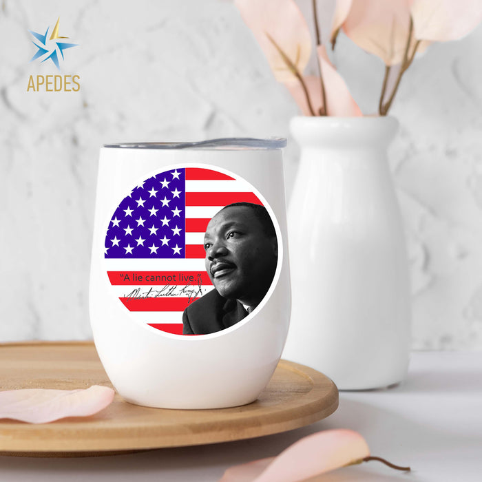 Martin Luther King Jr Stainless Steel Stemless Wine Cup 12 OZ