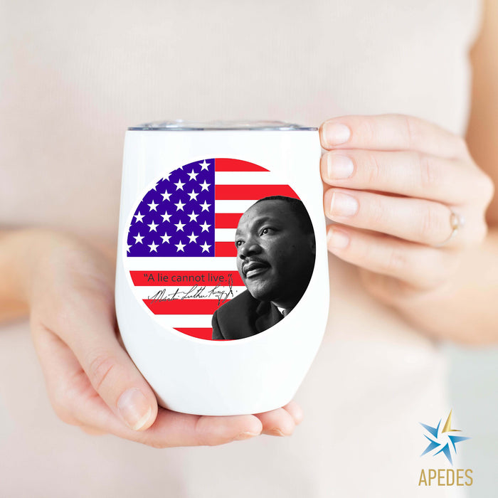 Martin Luther King Jr Stainless Steel Stemless Wine Cup 12 OZ