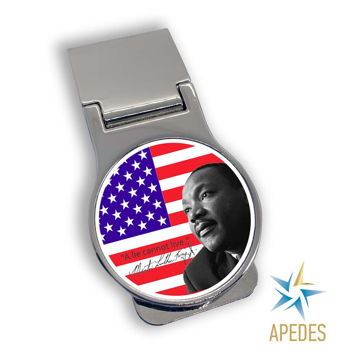 Martin Luther King Jr USA Flag Money Clip