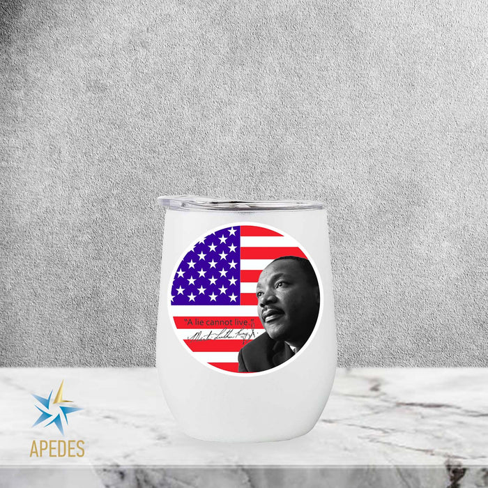 Martin Luther King Jr Stainless Steel Stemless Wine Cup 12 OZ