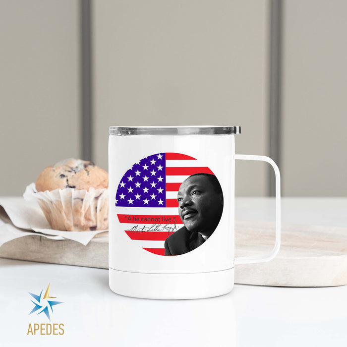 Martin Luther King Jr USA Flag Stainless Steel Travel Mug 13 OZ