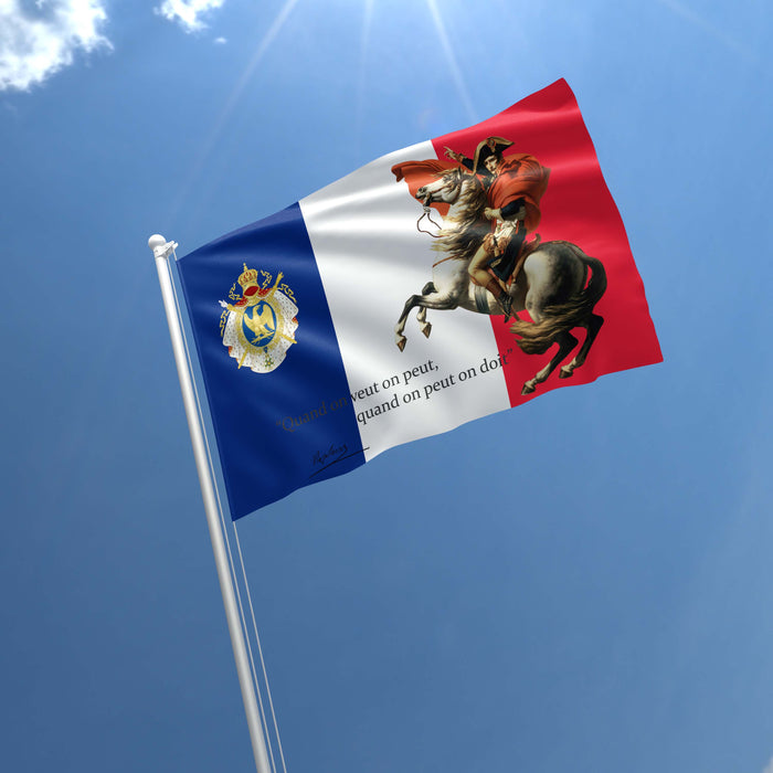 Napoleon Bonaparte France Royal Flag Banner