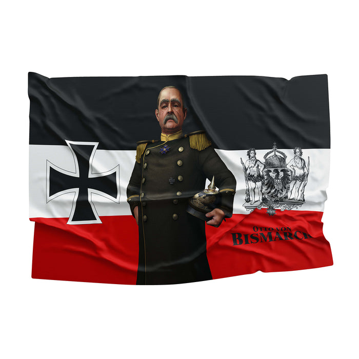 Otto von Bismarck German Statesman, Diplomat & Writer Flag Banner