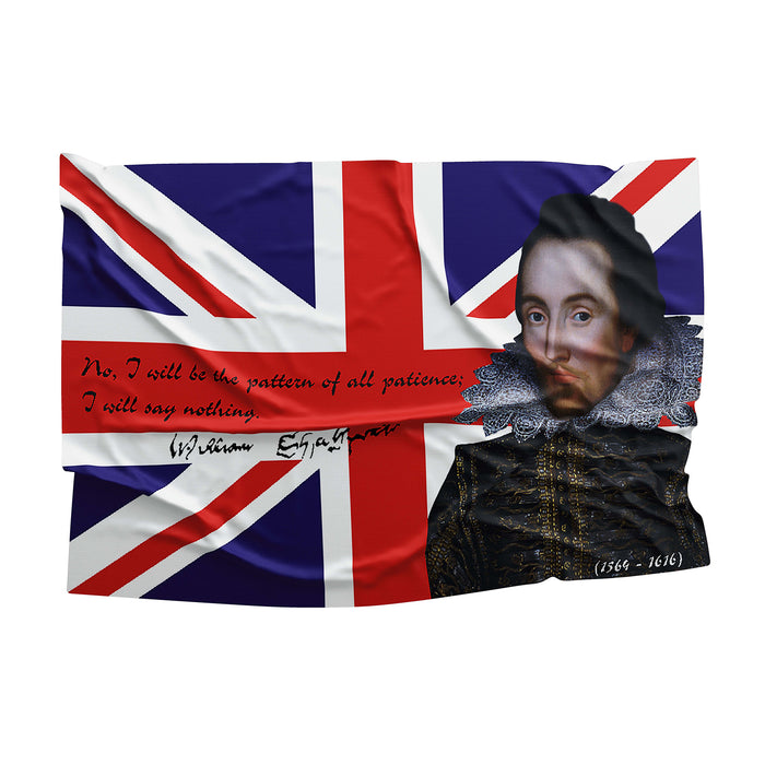 William Shakespeare English Playwright / Poet Flag Banner