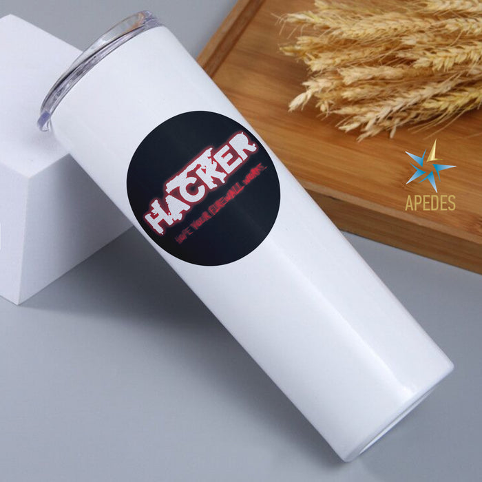 Hacker Firewall Stainless Steel Skinny Tumbler 20 OZ