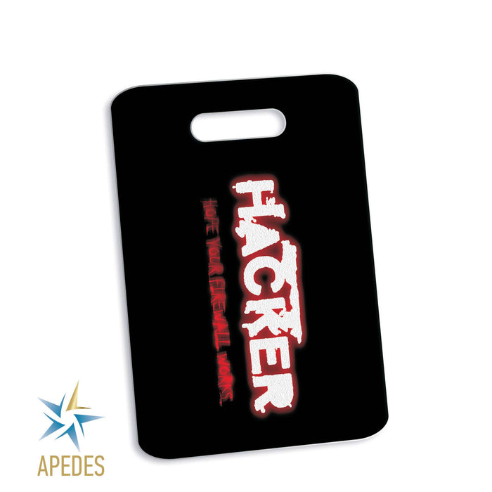 Hacker Firewall Rectangle Luggage Tag