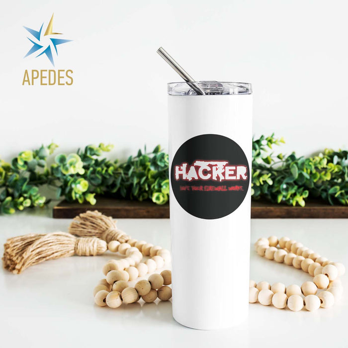 Hacker Firewall Stainless Steel Skinny Tumbler 20 OZ